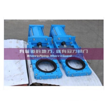 Kgd Slurry Knife Gate Valve Pneumatic Actuator